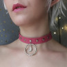 Pink sprinkle collar