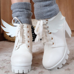 Angel shoe wings