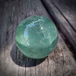 Fluorite crystal ball